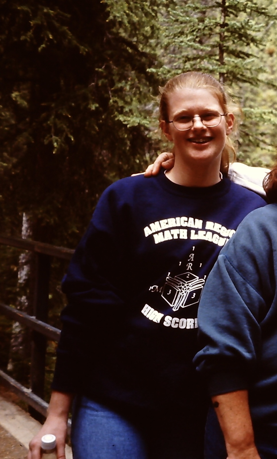 me in an arml high scorer sweater I won in iowa on mn maroon gold as a teen